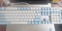 达尔优（dareu）EK815机械合金键盘 有线键盘 游戏键盘 108键单光 男生女生 电脑键盘  白色蓝色 青轴 实拍图