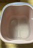 福爱家大号加深36cm泡脚桶洗脚桶洗脚盆足浴盆桶泡脚盆提水桶粉色 实拍图