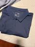 京东京造夏季运动短袖男士t恤polo衫男跑步健身户外速干衣服 海军蓝3.0 XL 实拍图