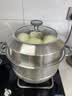 京东京造 蒸锅 大容量304不锈钢汤锅加厚炖蒸煮燃气灶家用 双层30cm 实拍图