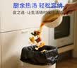 宜之选平口垃圾袋黑色60*80cm100只双面2.2丝厨房大号加厚卷装好撕易收 实拍图