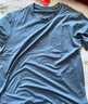 京东京造【10A抗菌】50支棉莫代尔凉感睡衣男睡衣短袖T恤家居服黛蓝2XL 实拍图