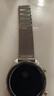 竞技者适于华为手表watch4/Pro表带watch3pro/GT5/GT4/GT3/GT6磁吸钛金属不锈钢手表带男款高级46/48 钛灰黑-编织链式22mm接口 实拍图