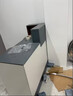 欧贸收银台现代简约店铺小型网红服装店柜台前台吧台桌美容美发接待台 120暖白色+铁灰色【左低右高】 【豪华款显档次】【来宾视角】 实拍图