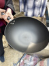 炊大皇铸铁炒锅0无涂层铁锅平底炒菜锅32cm氮化防锈不挑灶典精DJ32ZT-S 实拍图