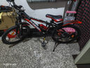 凤凰（Phoenix）儿童自行车山地车男女学生脚踏车6-15岁童车 霸道 黑红色 22寸 实拍图