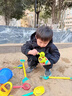 妙贝乐儿童沙滩玩具宝宝海边玩沙挖沙铲子水桶沙漏挖土工具套装沙池推车 实拍图