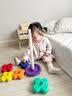 MKBIBI彩虹叠叠乐转转塔婴儿套圈积木1-3岁宝宝启蒙早教玩具 实拍图