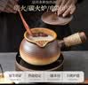 造器（ZEROKY CLAN）可干烧罐罐煮茶壶器围炉煮茶大容量陶罐炖烤奶炖梨炒茶水果花茶壶 螺丝纹复古大号1075ml 实拍图