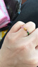 碧玺串珠松紧可调节戒指女小众高级感碎金子小珠子食指戒指环 彩色 1.5克 镀18K碎金子仿碧玺戒指 实拍图