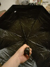 【已售100万】手动UV折叠黑胶防晒防紫外线遮阳晴雨两用伞 【手动8骨】黑色UV 实拍图