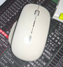 英菲克（INPHIC）M1二代无线蓝牙鼠标可充电办公轻音电量显示便携人体工学三模适用苹果惠普华为笔记本电脑ipad通用 【蓝牙三模+右手选这个+侧翼指托+光面】陶瓷白 实拍图