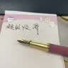 英雄（HERO） 钢笔 E609美工弯尖 铱金日常书写书法练字三年级中小学男女墨水笔 陈酒红 简装 M美工尖 实拍图