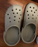 卡骆驰（CROCS）贝雅洞洞鞋男鞋女鞋轻便耐磨一脚蹬拖鞋休闲鞋百搭花园鞋|10126 卵石色-2V3 37 /38(230mm) 实拍图