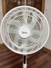 美的（Midea）【幸运草安睡1S】一级能效直流变频声控电风扇家用遥控卧室静音落地扇台式桌面抗菌大风力转页扇 实拍图