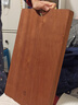 京东京造 菜板 砧案板切菜实木家用食品接触级抗菌【乌檀整木】 45*30*3CM 实拍图