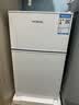 HYUNDAI（韩国现代）小冰箱迷你小型家用冷藏冷冻宿舍出租房办公室双开门二门电冰箱节能省电 68L白【一级能效+租房必备】 实拍图