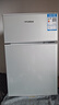 HYUNDAI（韩国现代）小冰箱迷你小型家用冷藏冷冻宿舍出租房办公室双开门二门电冰箱节能省电 58L银【日销过百+租房必备】 实拍图