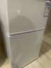新飞（Frestec）小冰箱 冰箱小型双开门 迷你双门家用宿舍租房冷藏冷冻电冰箱节能省电 48L白【一级能效+租房神器】升级款 实拍图