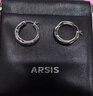 Arsis【许妍同款】自由搭配潺流耳圈耳钉女原创耳饰生日礼物送女友 银色大号 实拍图