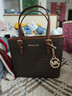 MICHAEL KORS JETSET超小号深棕菜篮子托特35T9GTVTmk女包轻奢包包母亲节礼物 实拍图