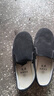3514老北京布鞋一脚蹬劳保布鞋工作鞋轻便爸爸鞋传统男布鞋 黑色41 实拍图