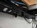 贝石贝石 桌下理线架理线器槽盒电视显示器免打孔桌面数据线电线插座路由器收纳神器黑色单层伸缩款 实拍图