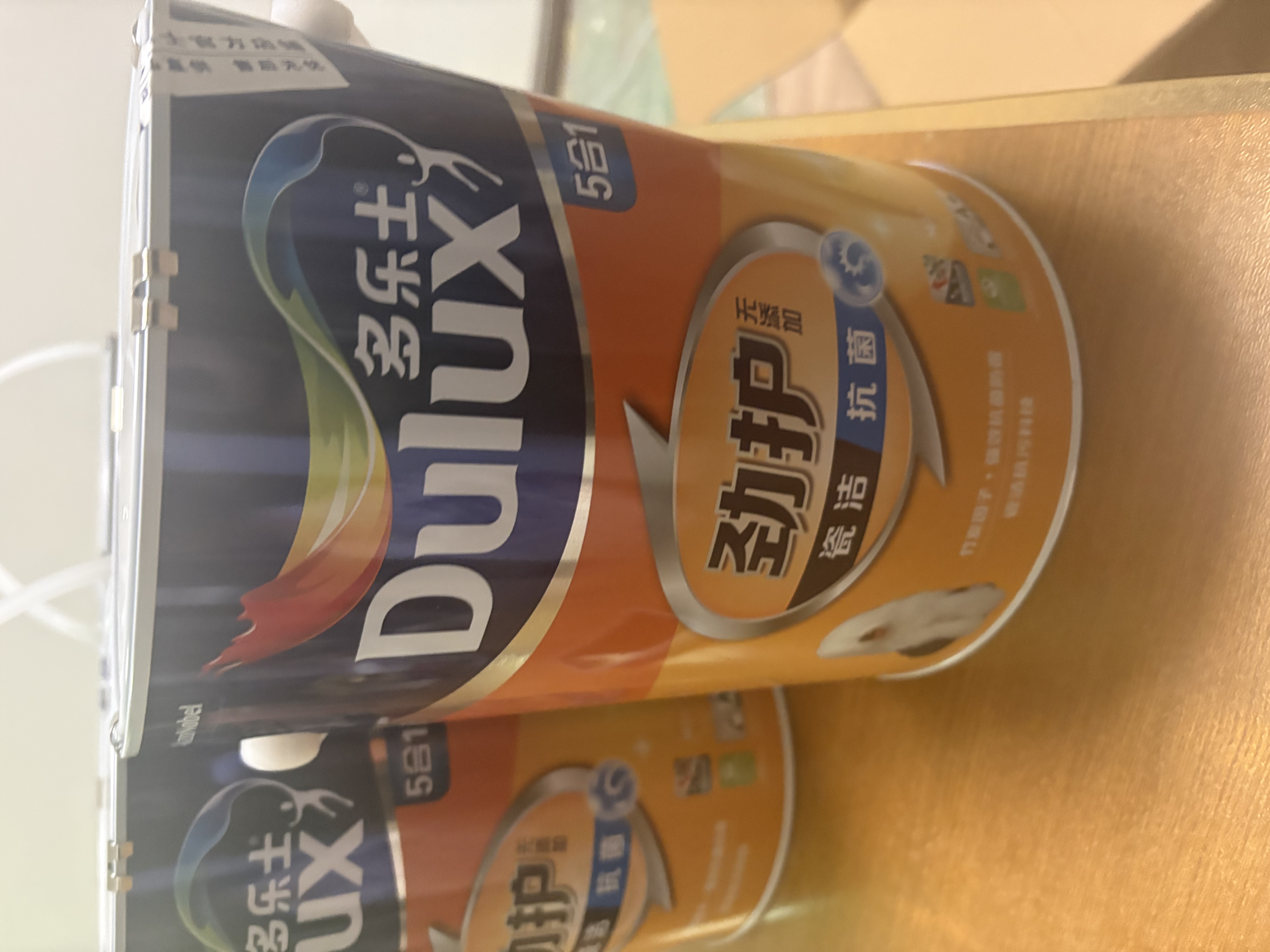 多乐士（Dulux）劲护无添加竹炭瓷洁抗菌五合一内墙乳胶漆防霉白色墙面漆 A8145 15L套装 白漆 不可调色 实拍图