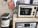 海氏（Hauswirt）C40四代电烤箱家用专业烘焙多功能发酵一体机空气炸背部风机热风循环四面搪瓷内胆 米白色 40L 实拍图