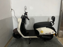 新日（Sunra）电动摩托车 丽曼6块铅酸天能电池72v长续航80km家用踏板电瓶车通勤代步成人电动车棕色 实拍图