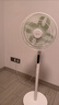 美的（Midea）【幸运草安睡1S】一级能效直流变频声控电风扇家用遥控卧室静音落地扇台式桌面抗菌大风力转页扇 实拍图