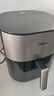 美的（Midea）小炎烤空气炸锅蒸烤一体上下双热源免翻面 多功能家用实用大容量6L 智能可视金属内腔烤箱KZC6054 实拍图