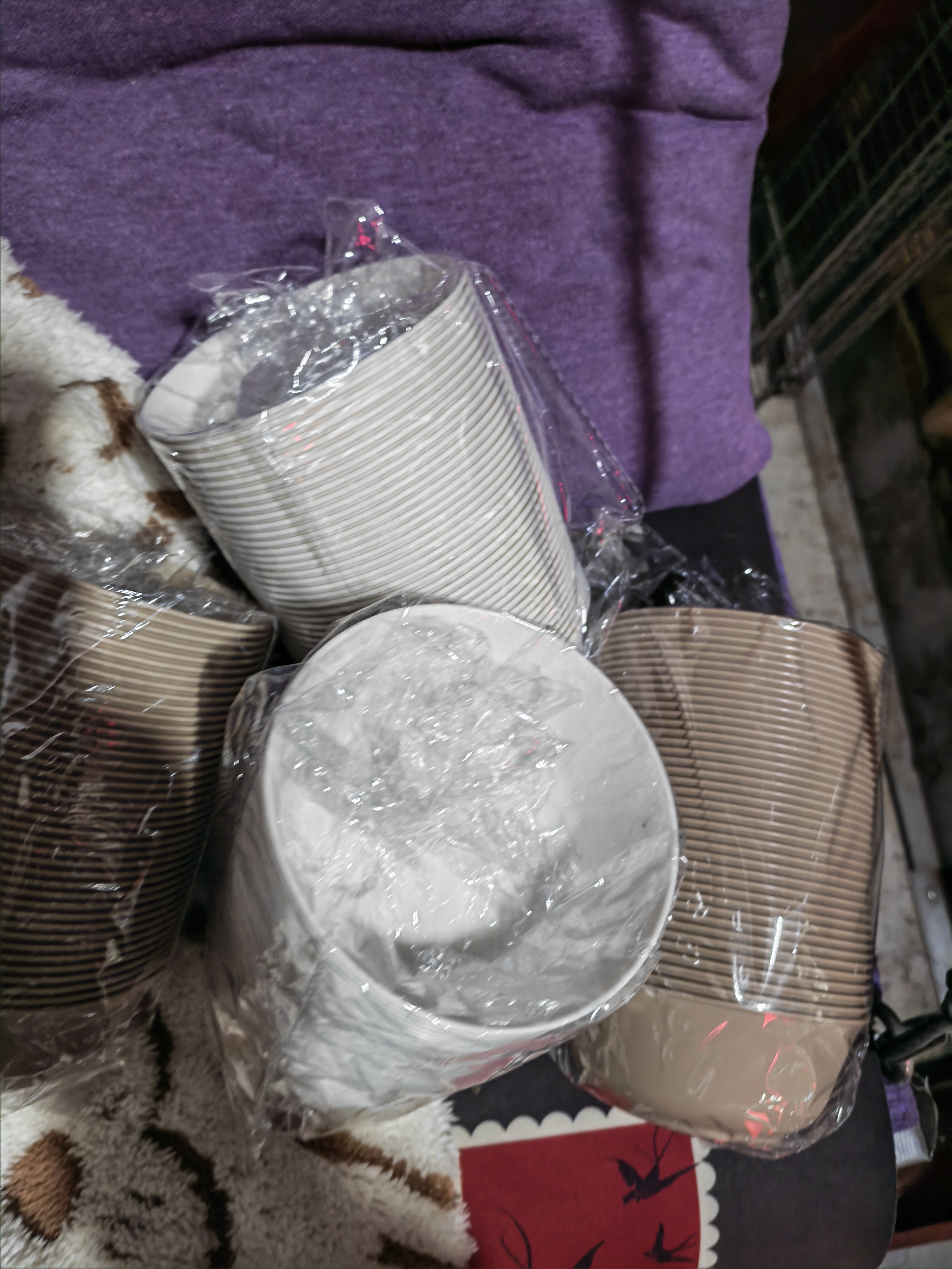 喜润家一次性碗食品级稻壳饭碗耐高温野餐结婚酒席碗筷餐具40只320ML 实拍图
