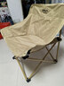 原始人（The Primitive）户外折叠椅露营椅子躺椅便携折叠月亮椅小凳子折叠凳钓鱼凳 【一桌四椅】经典款卡其*4+120木色蛋卷桌 实拍图