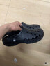 CROCS卡骆驰洞洞鞋贝雅洞洞鞋轻便运动鞋耐磨一脚蹬拖鞋休闲鞋|10126 黑色-001 37 /38(230mm) 实拍图
