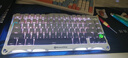 重力星球破茧75机械键盘电竞游戏无线有线蓝牙三模gasket客制化侧刻键盘 GS K1 渐变白 实拍图