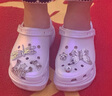 卡骆驰（CROCS）复古虹彩小鲸鱼洞洞鞋外穿厚底凉鞋时尚女鞋沙滩鞋|213220 葡萄冰-5DK 38 (240mm) 晒单实拍图