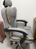 奥伦福特 电脑椅办公椅子电竞椅家用人体工学椅老板椅主播靠背椅皮革转椅 创意工学椅-灰+含乳胶垫【二代升级】 实拍图