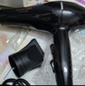 康夫（CONFU）电吹风机家用大功率2200W冷热风专业发廊级理发店恒温吹风筒机KF-8953 【家用发廊】大风力速干专业款 黑金 实拍图