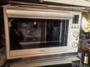 美的（Midea）35L家用多功能烘焙电烤箱 双层玻璃门/精准控温/热风烘烤/搪瓷内胆 PT3530W-D 实拍图