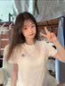 卡帕（Kappa）背靠背t恤女短袖复古26新夏透气纯棉显瘦半袖运动上衣K0E42TD01D 韩国白012-经典百搭丨舒适透气 XL 尺码偏小，建议拍大一码 实拍图