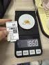 周六福黄金耳钉女足金999星星闪烁耳线 计价 1.84g 实拍图