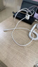 绿联 MFi认证不弹窗适用苹果充电线快充数据线iPhone14/13Pro/12/11手机iPad平板USB充电器线 USB编织线-【极光银】-1.5米 苹果MFi认证-编织更耐用-银白色 实拍图