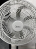 美的（Midea）【闪拆系列】一键闪电拆装直流变频家用语音电风扇一级能效轻音落地扇大风力卧室立式电扇SDJ30BC 实拍图