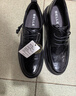 百丽通勤商务皮鞋男鞋春夏牛皮褶皱皮休闲皮鞋A1373 黑色-单里 43 实拍图