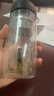 希乐玻璃杯双层玻璃水杯高颜值男士商务办公茶水分离杯便携泡茶杯子 实拍图