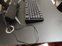 奥伦福特  电脑桌台式家用电竞游戏桌办公书桌简约书房写字桌子 碳纤维纹路单桌-80*60 升级款电竞桌 实拍图