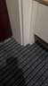 柏能条纹入户地垫门口地毯入户门脚垫进户门口地垫可裁剪灰色80x120cm 实拍图