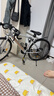 飞鸽（FG FLYING PIGEON）公路自行车入门级超轻变速700C公路车成人男女竞速骑行通勤单车 超越钢架-公路把-钛银色 21速入门级 实拍图