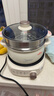美的（Midea）电煮锅 电火锅 电热锅 电炒锅 分体式可拆洗 2.6L小电锅 学生宿舍多功能锅泡面锅 XZC2088S 配蒸笼 实拍图